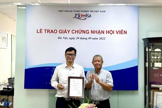 HANEL TRỞ THÀNH HỘI VIÊN CHÍNH THỨC CỦA HIỆP HỘI AN TOÀN THÔNG TIN VIỆT NAM (VNISA)